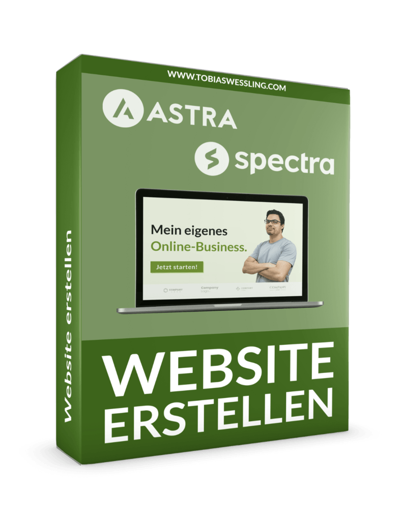 Website mit Astra und Spectra